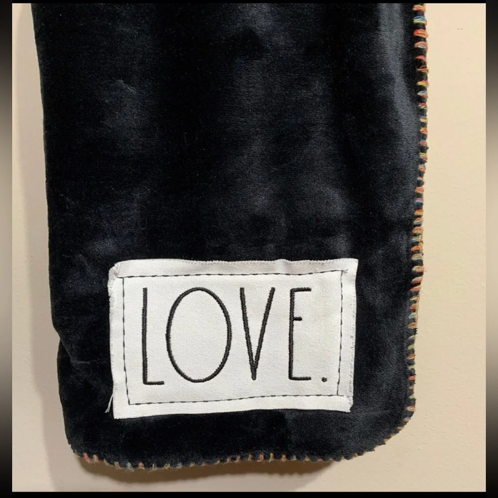 Rae Dunn LOVE Throw